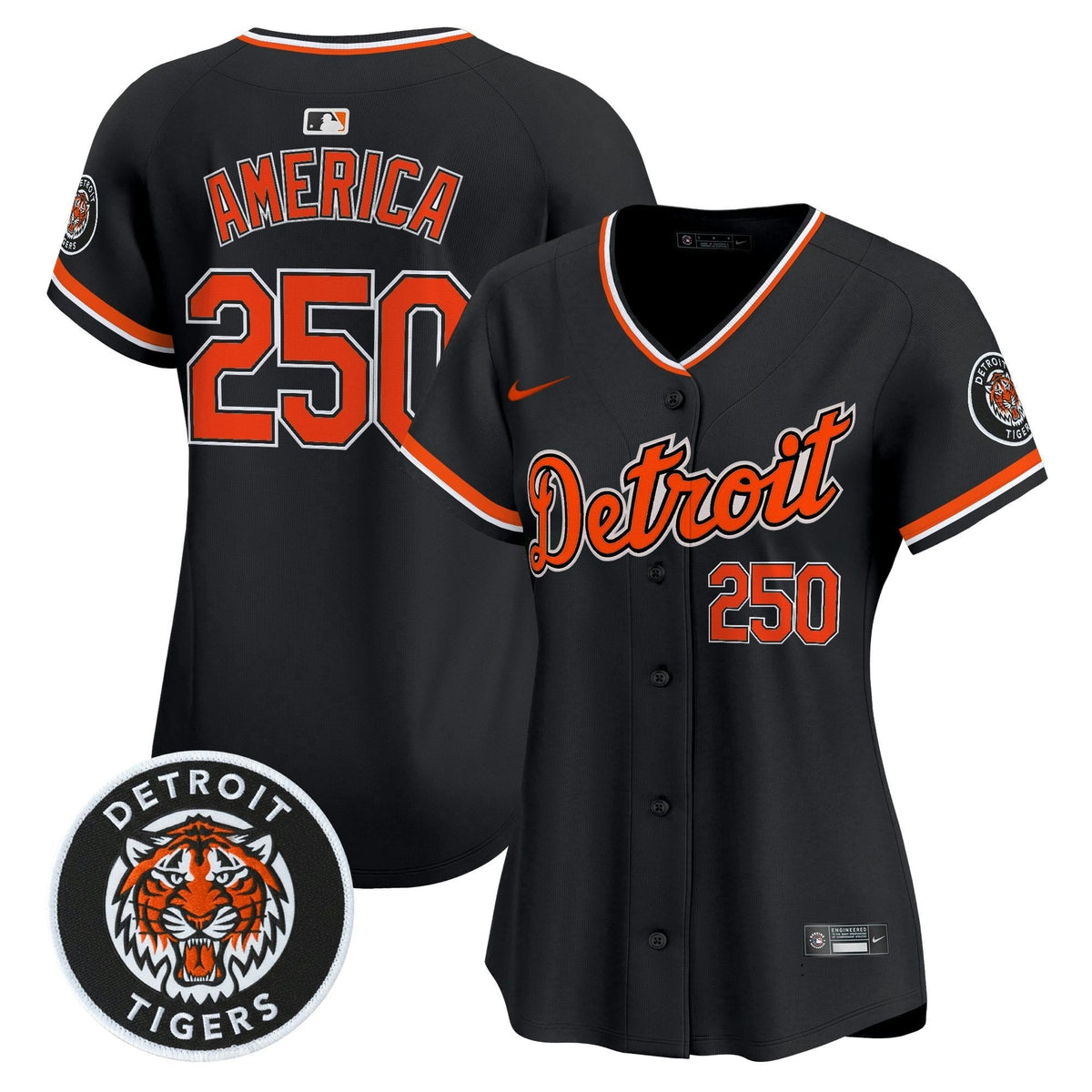 MLB Women’s Detroit 2026 Alternate Vapor Premier Limited Jersey