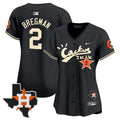 MLB Women’s Houston Cactus Jack Patch Vapor Premier Limited Jersey V7 – Stitched