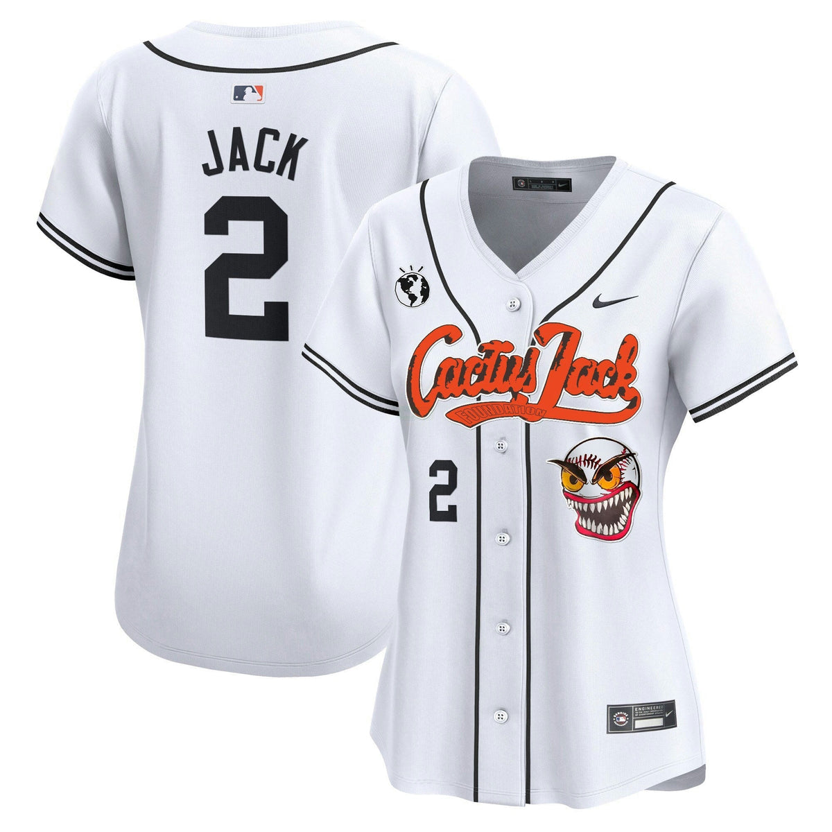 MLB Women’s Houston Cactus Jack Vapor Premier Limited Jersey – Stitched