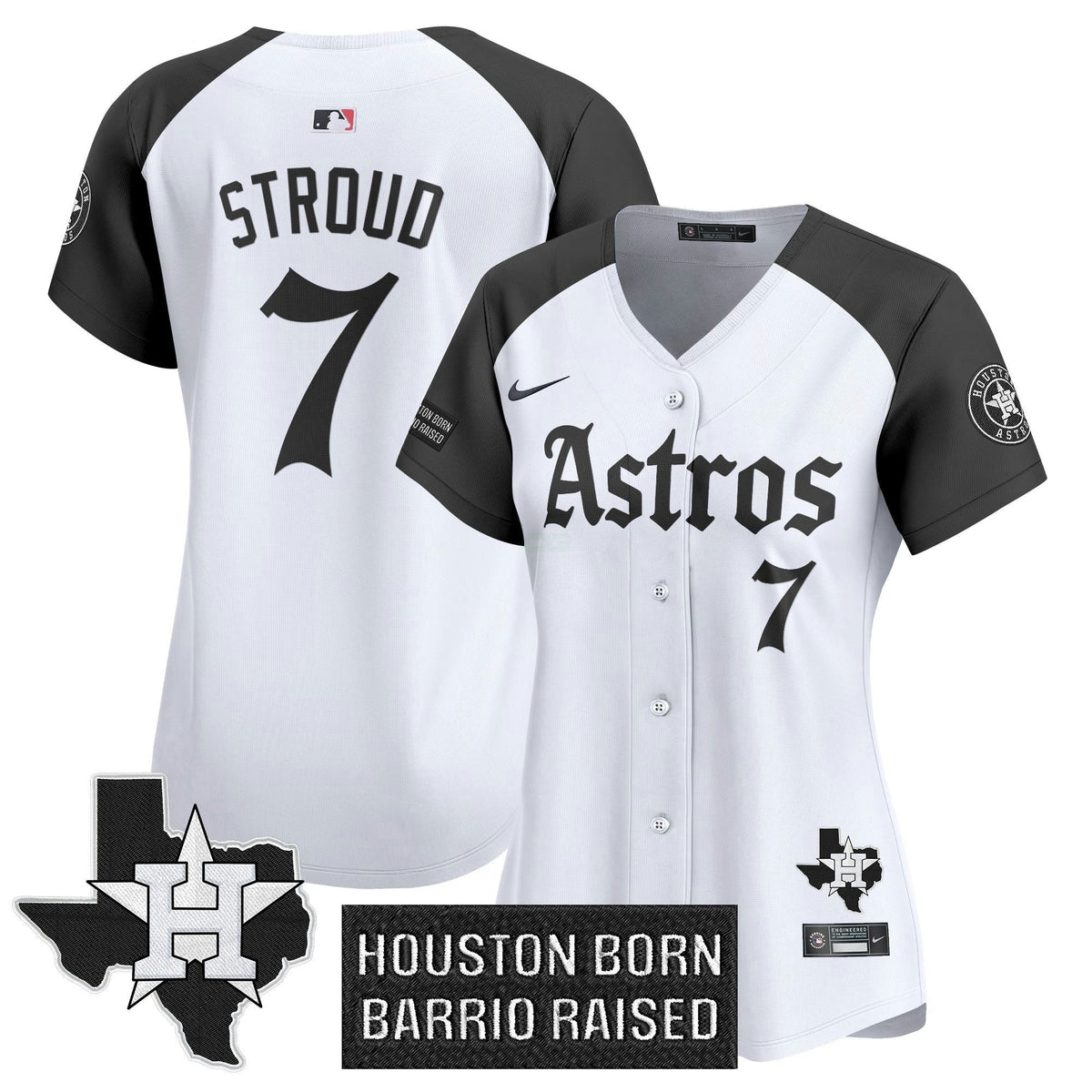 MLB Women’s Houston ‘Gothic Edition’ Vapor Premier Limited Jersey