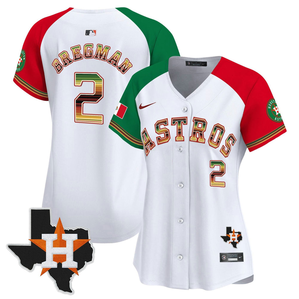 MLB Women’s Houston Mexico Traditional Style Vapor Premier Limited Jersey