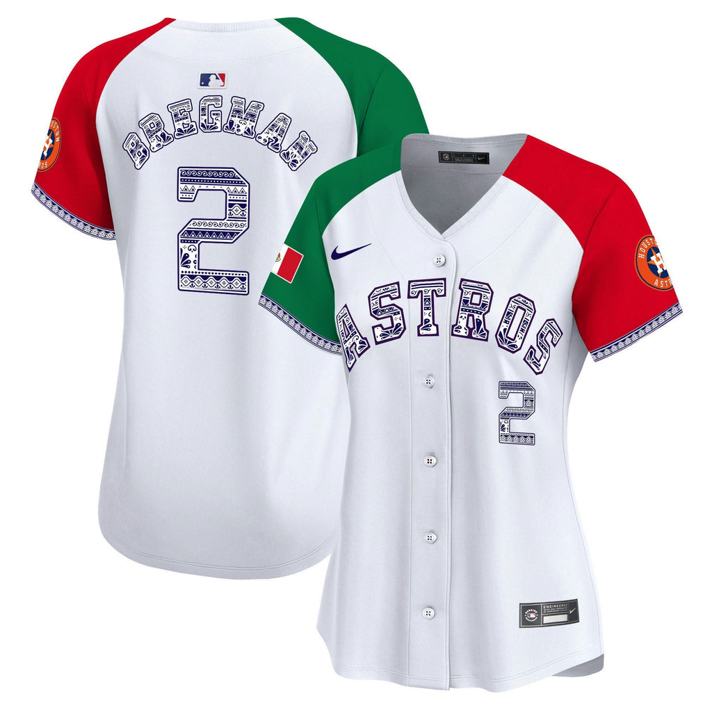MLB Women’s Houston Mexico Vapor Premier Limited Jersey V2
