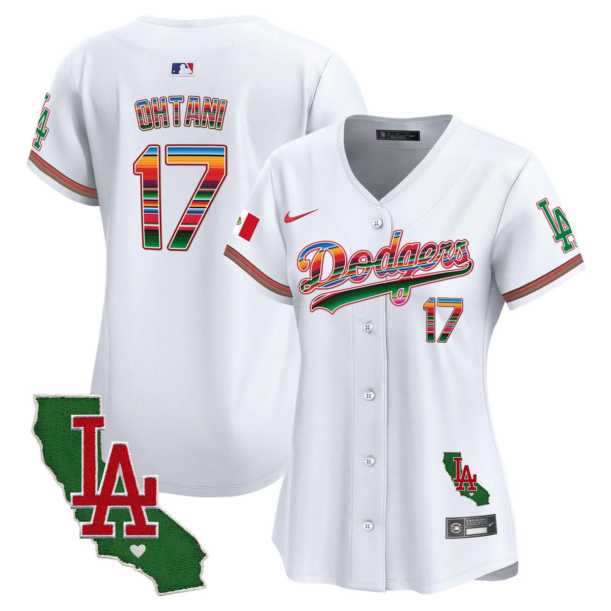 MLB Women’s Mexico California Patch Vapor Premier Limited Jersey V2