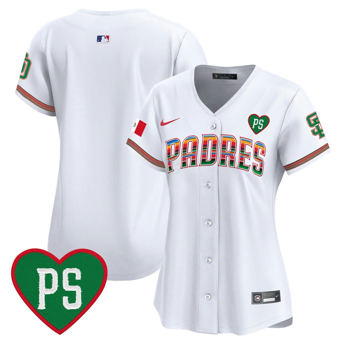 MLB Women’s Mexico “For Peter” Patch Vapor Premier Limited Jersey