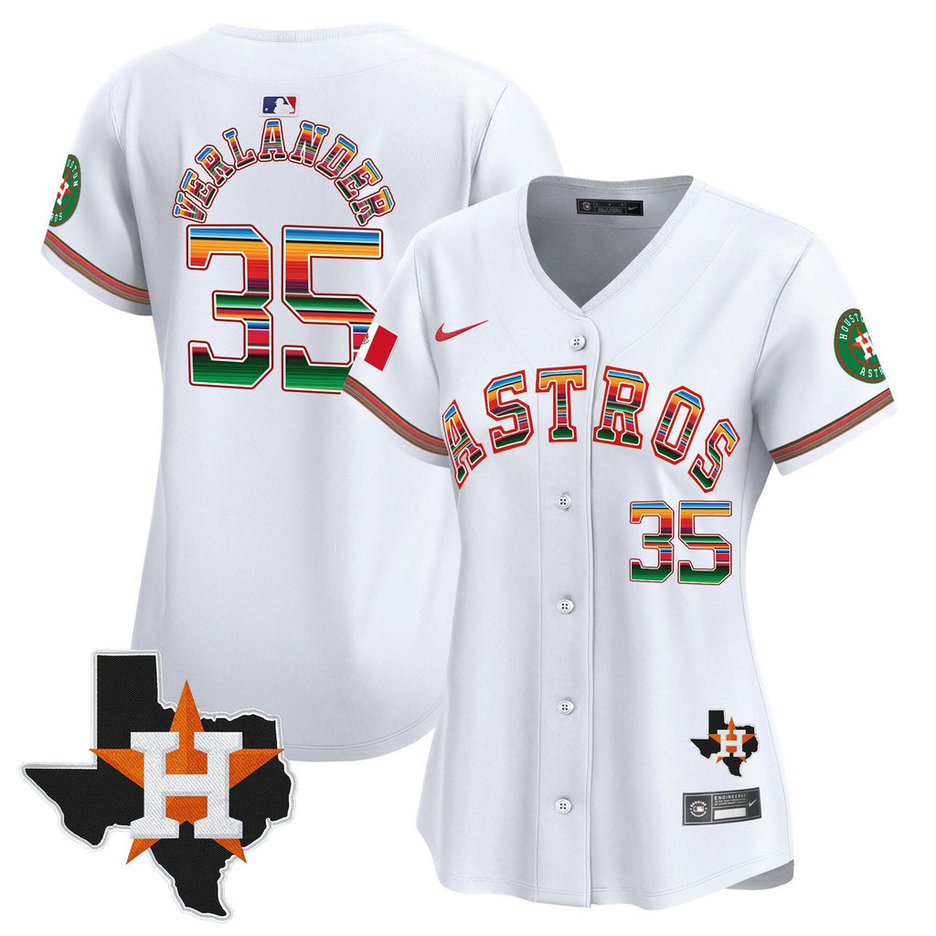 MLB Women’s Mexico Texas Patch Vapor Premier Limited Jersey