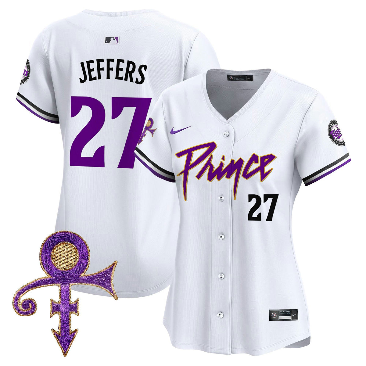 MLB Women’s Minnesota Prince Patch Vapor Premier Limited Jersey