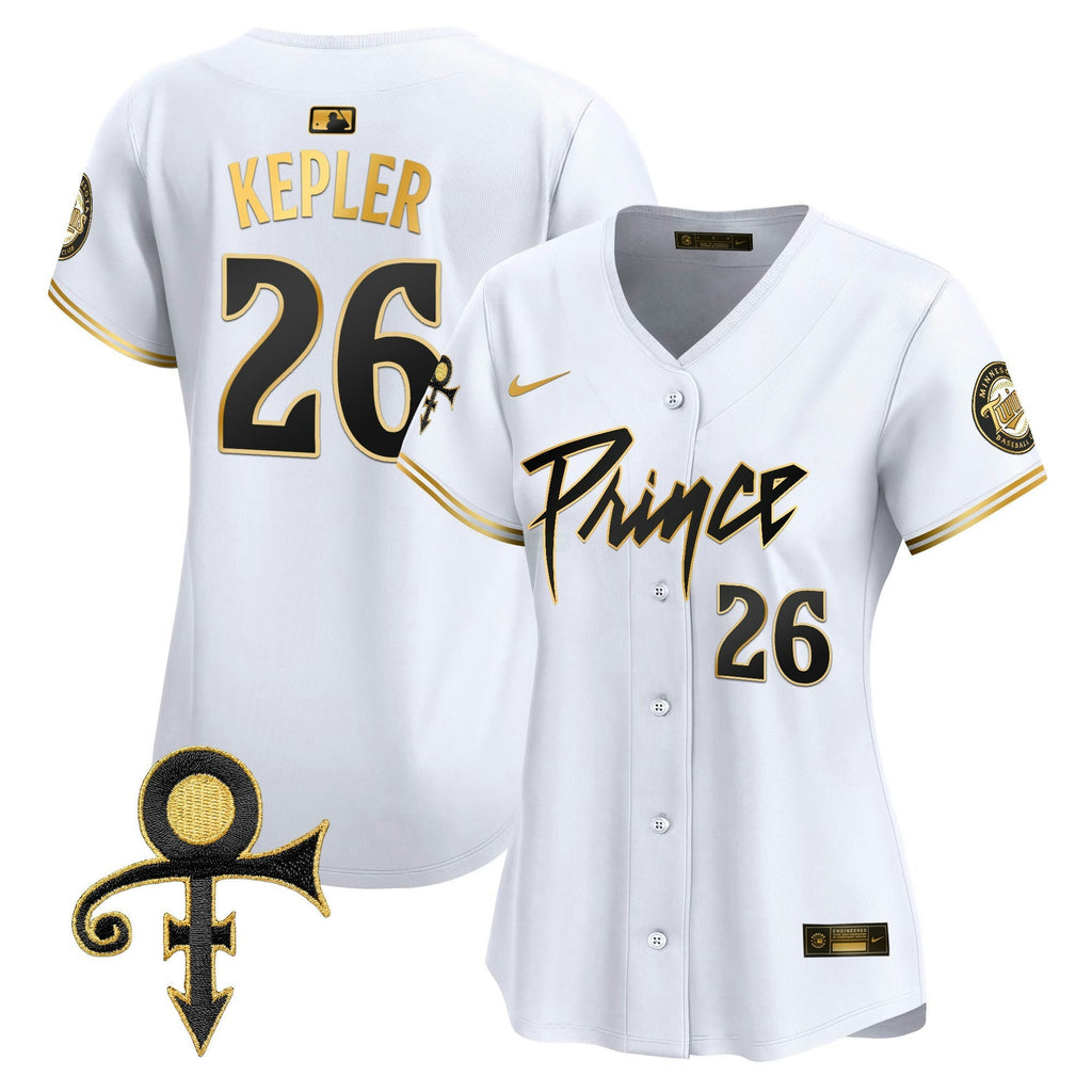 MLB Women’s Minnesota Prince Patch Vapor Premier Limited Jersey V4