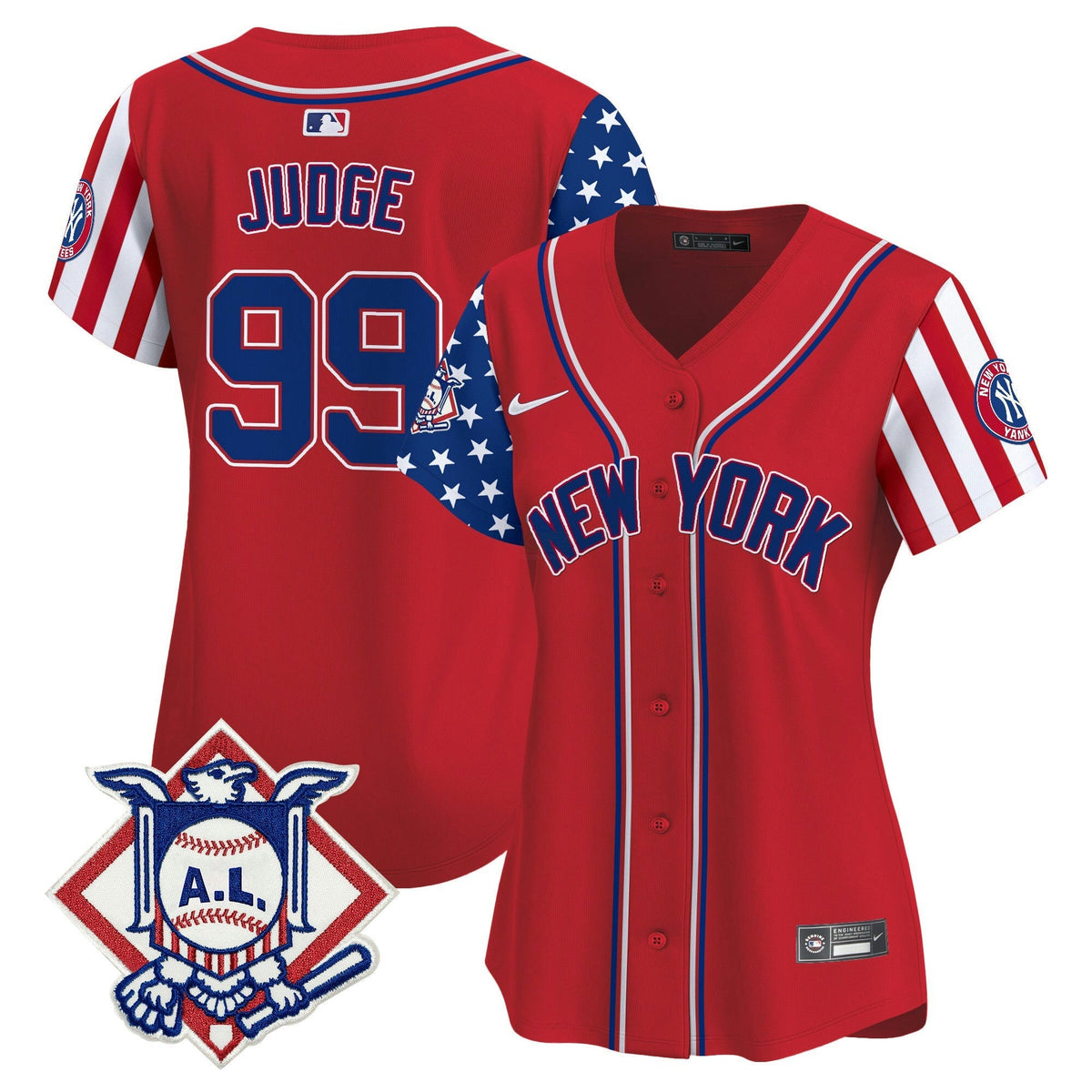 MLB Women’s New York 2024 Fourth of July Vapor Premier Limited Jersey V2