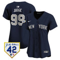 MLB New York Yankees Women’s New York 2024 Jackie Robinson Patch Vapor Premier Limited Jersey