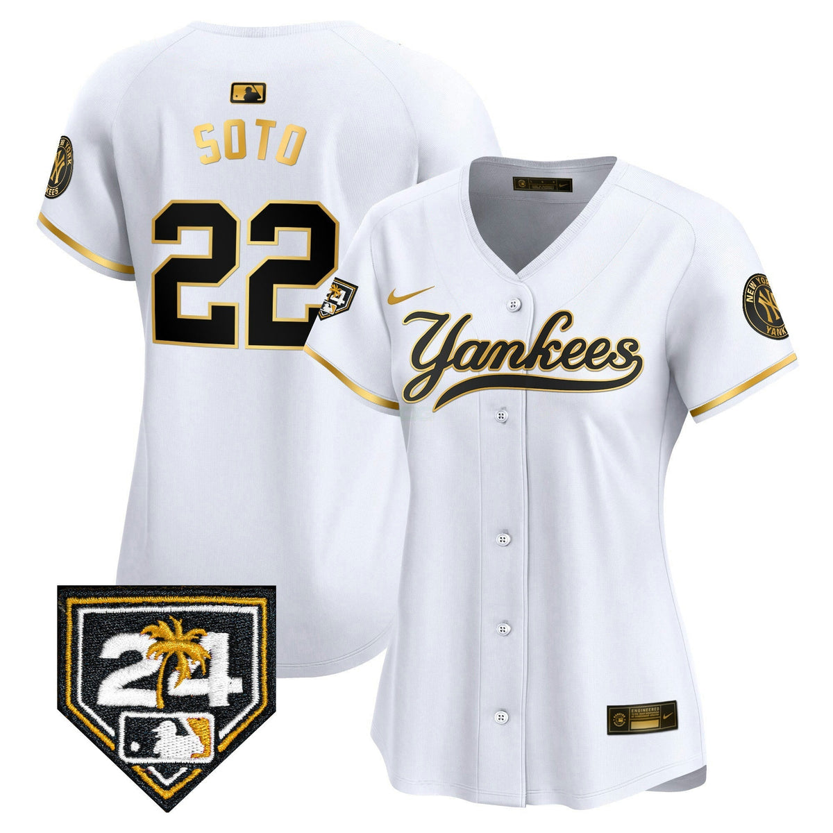 MLB Women’s New York 2024 Spring Training Patch Vapor Premier Limited Jersey V6