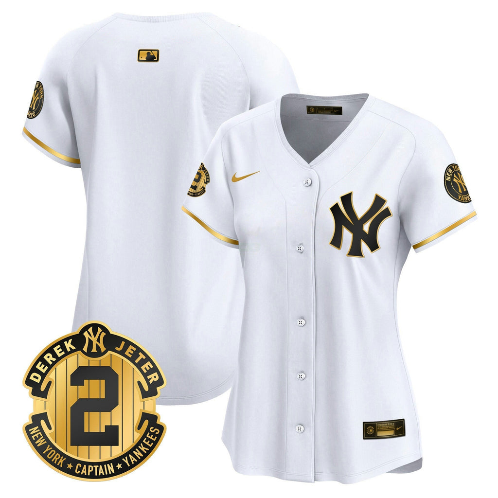 MLB Women’s New York Derek Jeter Patch Vapor Premier Limited Jersey