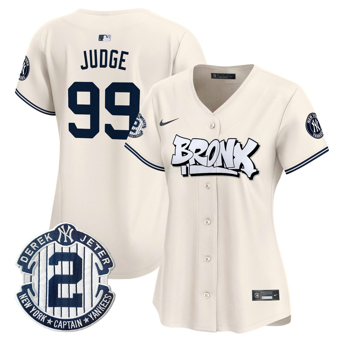 MLB Women’s New York The Bronx Graffiti Vapor Premier Limited Jersey V3