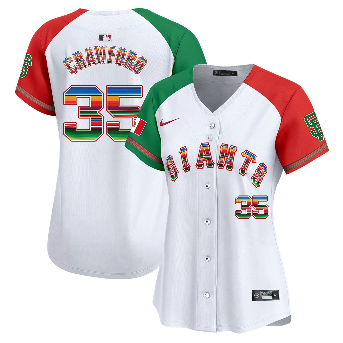 MLB Women’s San Francisco Mexico Vapor Premier Limited Jersey