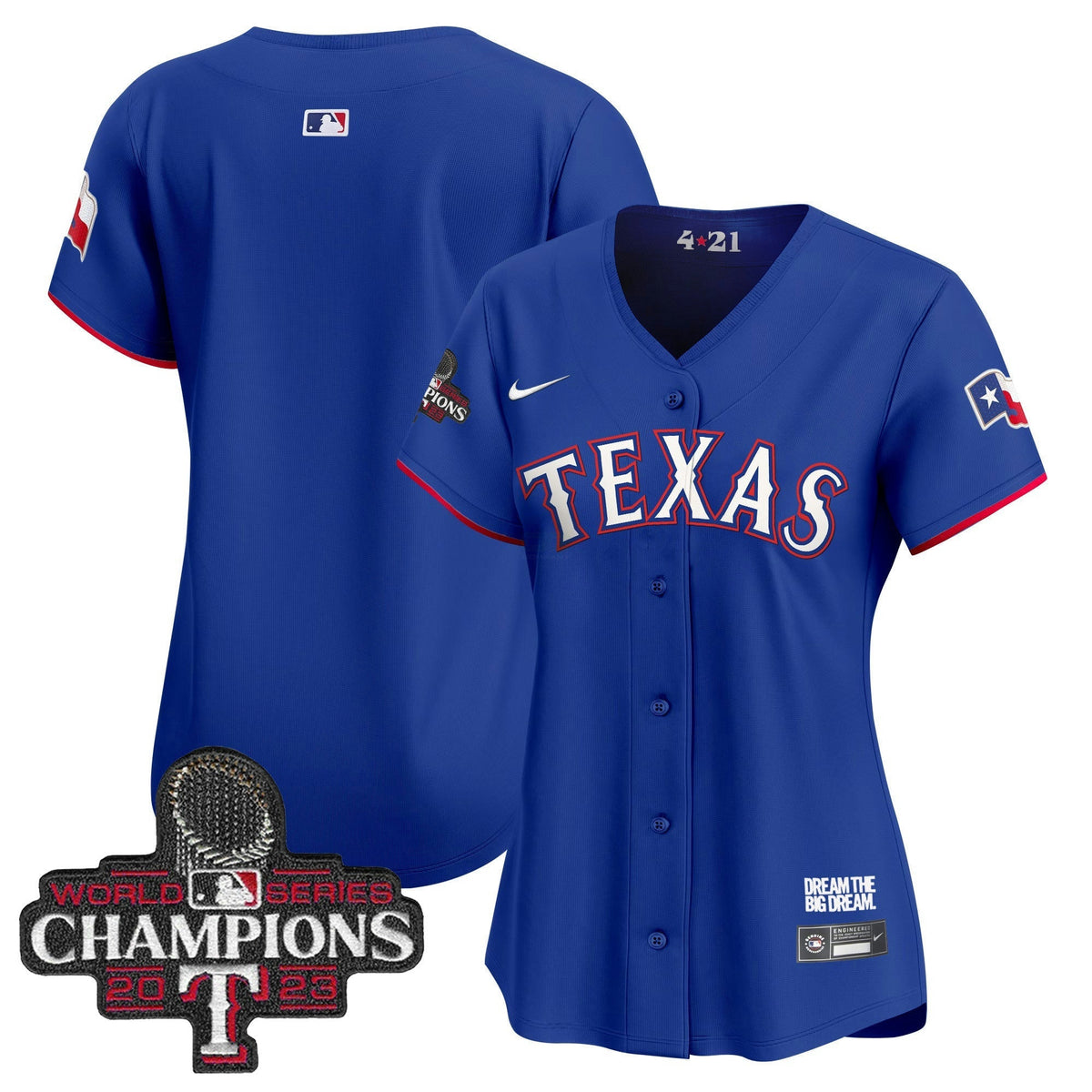MLB Women’s Texas 2023 World Series Champions City Connect Vapor Premier Limited Jersey