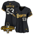 MLB Women’s Texas 2023 World Series Champions Gold Trim Vapor Premier Limited Jersey
