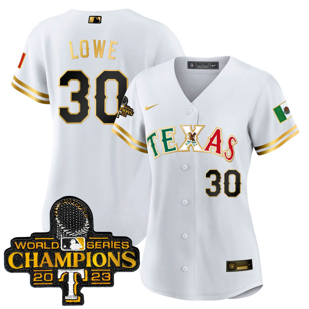 MLB Women’s Texas Mexico 2023 World Series Champions Jersey