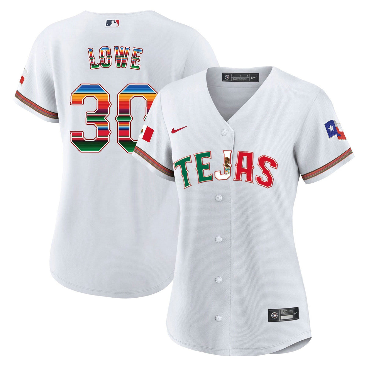 MLB Women’s Texas Mexico Flag Jersey