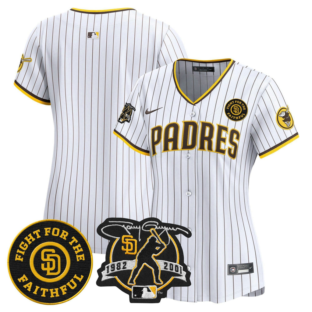 MLB Women’s Tony Gwynn & Faithful Patch Vapor Premier Limited Jersey