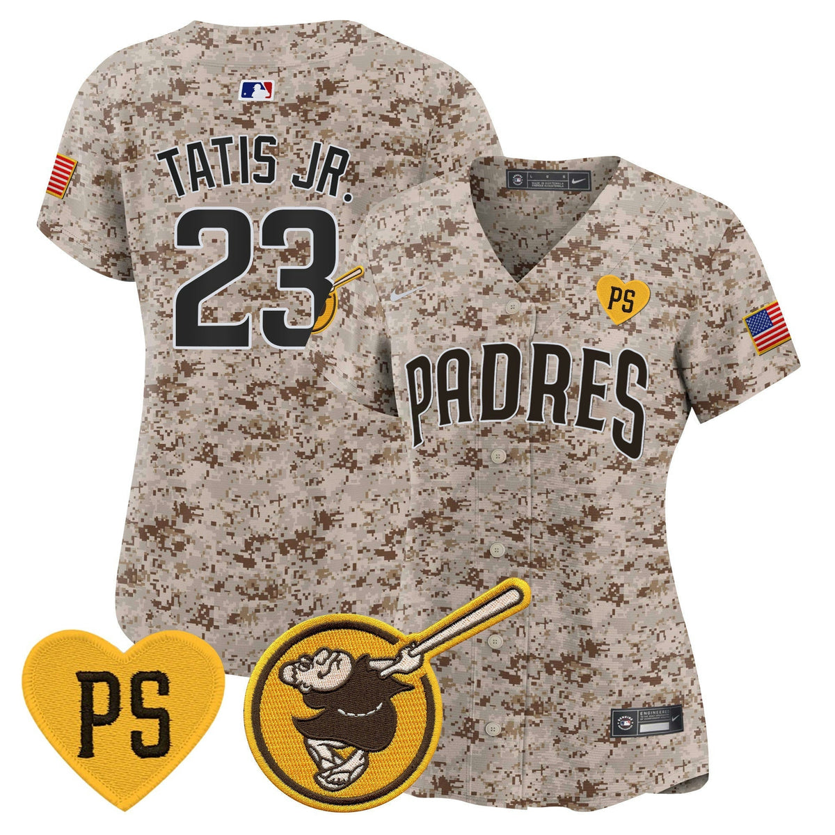MLB San Diego Padres Women’s USMC Alternate Vapor Premier Limited Jersey