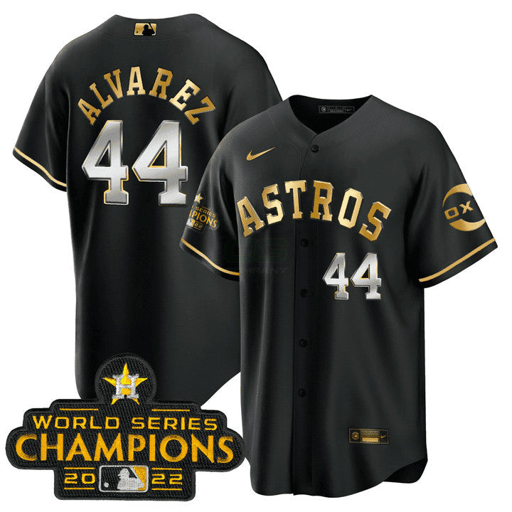 MLB Yordan Álvarez Houston Black Gold Rush Jersey