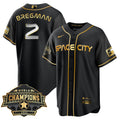 MLB Youth’s Houston Space City 2022 World Series Champions Patch Limited Jersey