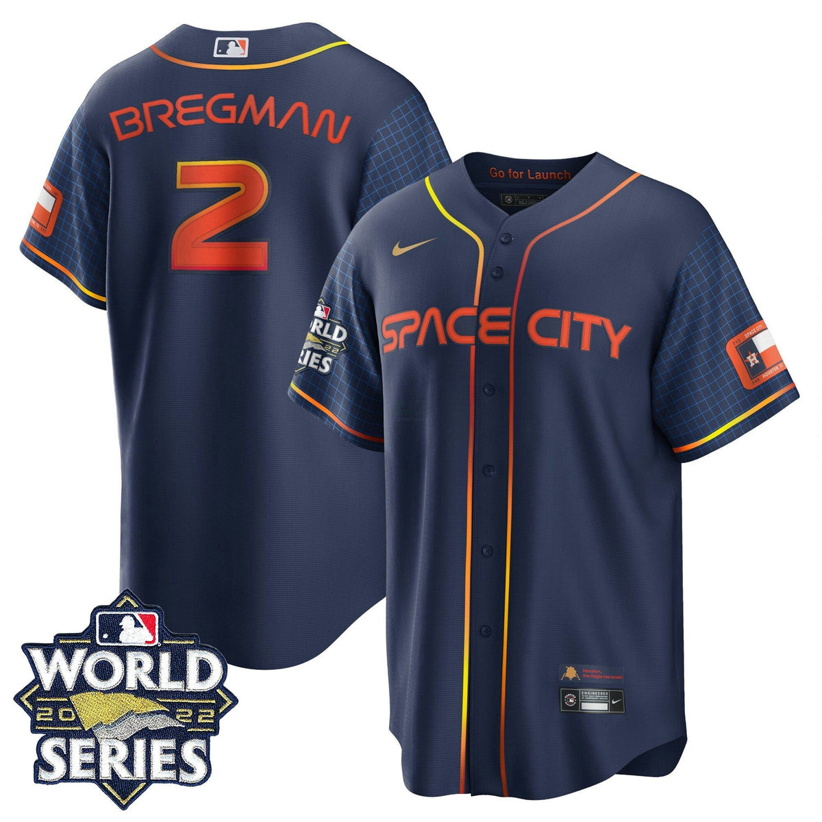MLB Youth’s Houston Space City 2022 World Series Jersey