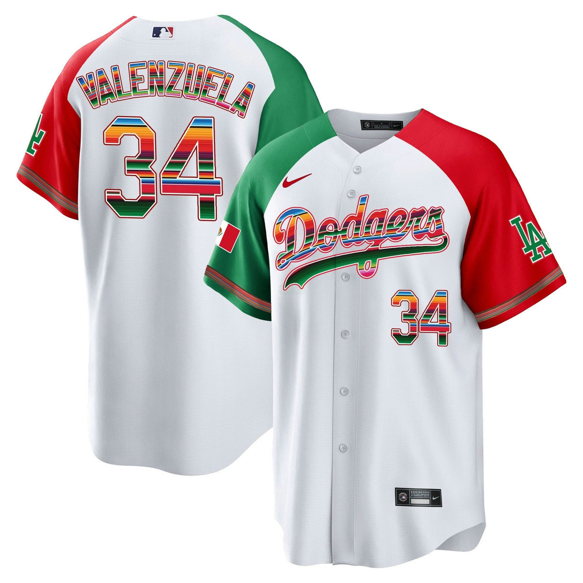 MLB Los Angeles Dodgers Youth’s Mexico Cool Base Limited Jersey