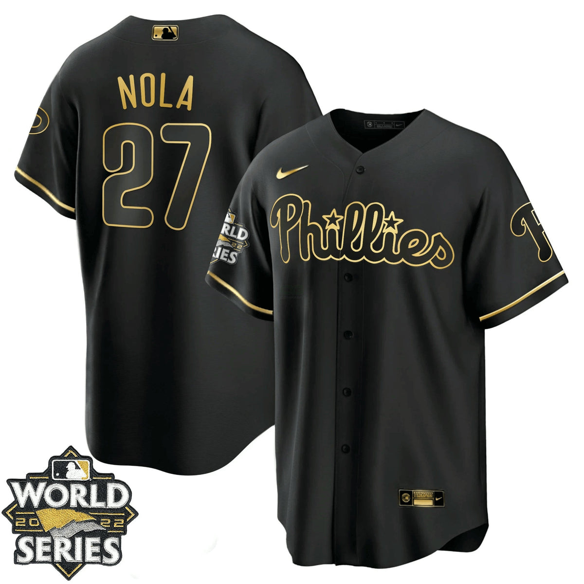 MLB Youth’s Philadelphia Gold 2022 World Series Jersey