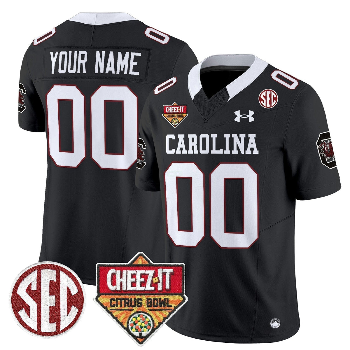 NCAA 1980 Throwback Cheez-It Citrus Bowl Patch Vapor Limited Jersey - Custom