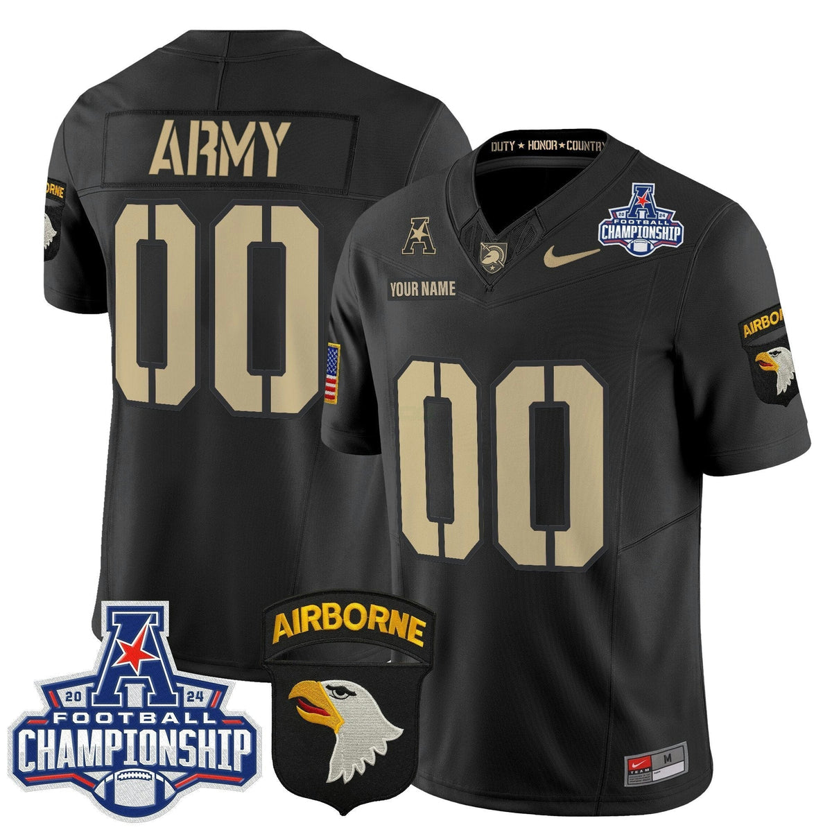 NCAA 2024 American Athletic Conference Championship Patch Vapor Limited Jersey V2 - Custom
