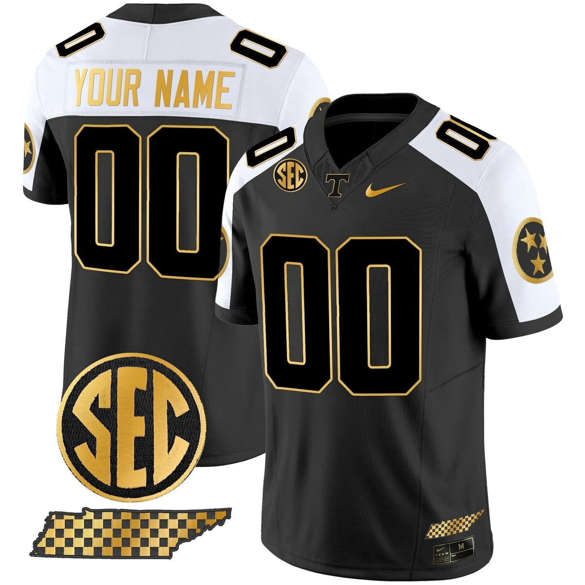 NCAA 2024 Gold Vapor Limited Jersey V2 - Custom