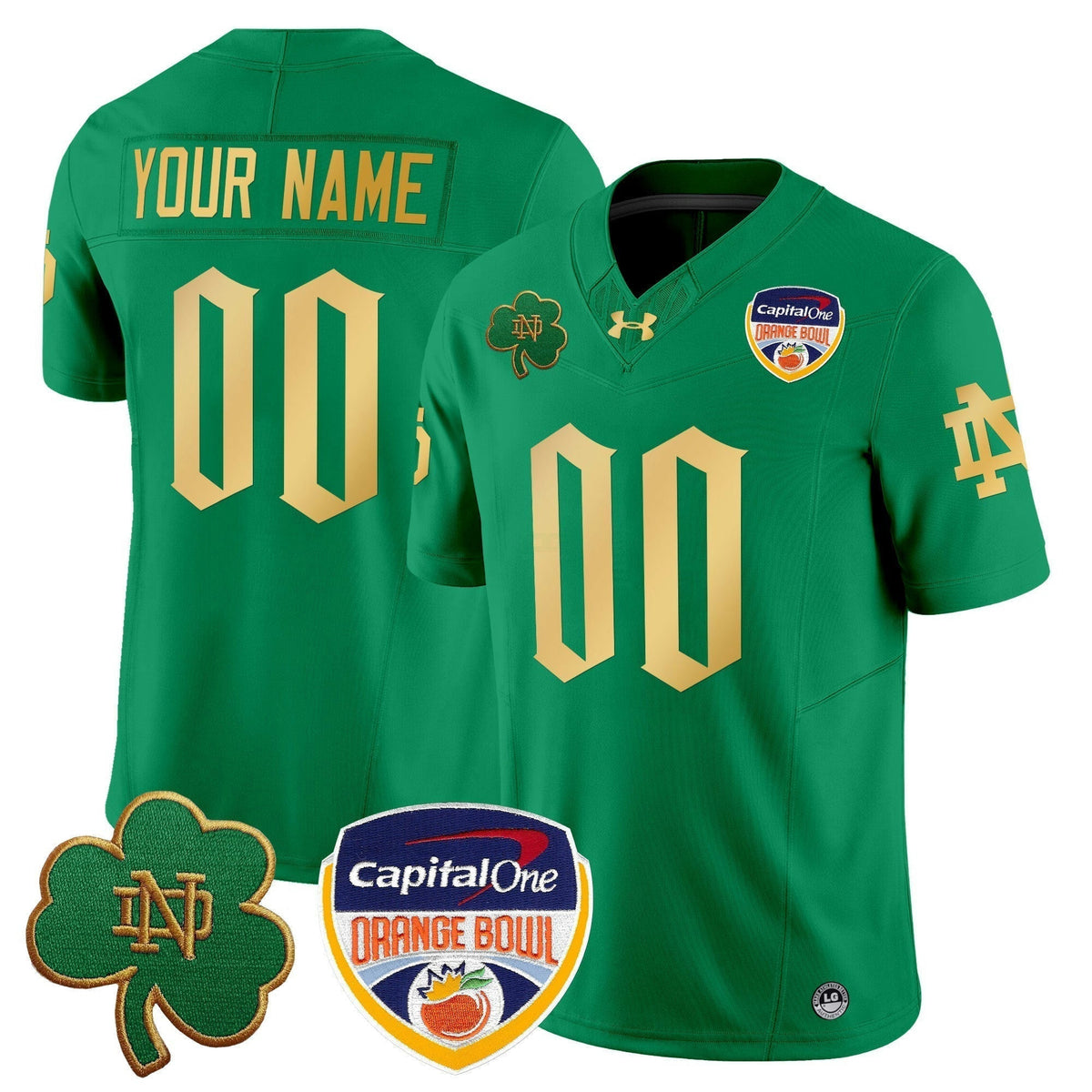 NCAA 2024 Orange Bowl Patch Vapor Limited Jersey V2 - Custom