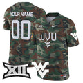 NCAA West Virginia Mountaineers 2024 Military Vapor Limited Jersey - Custom