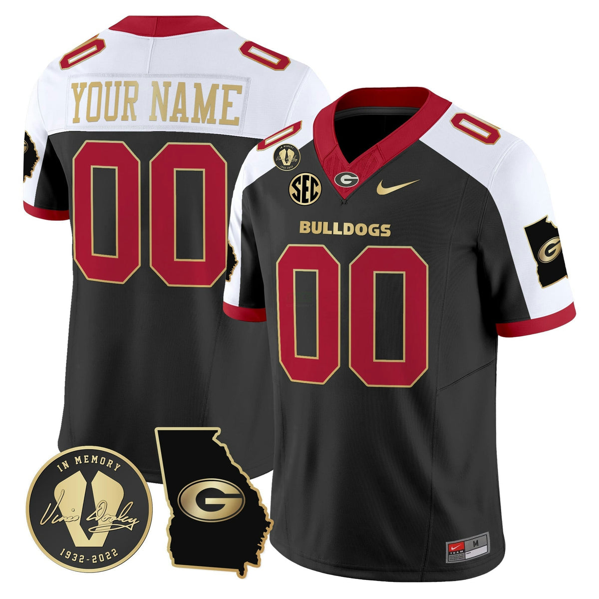 NCAA 2024 Vapor Limited Jersey V3 - Georgia Map - Custom