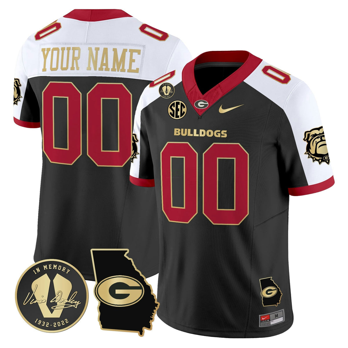 NCAA 2024 Vapor Limited Jersey V5- Georgia Map