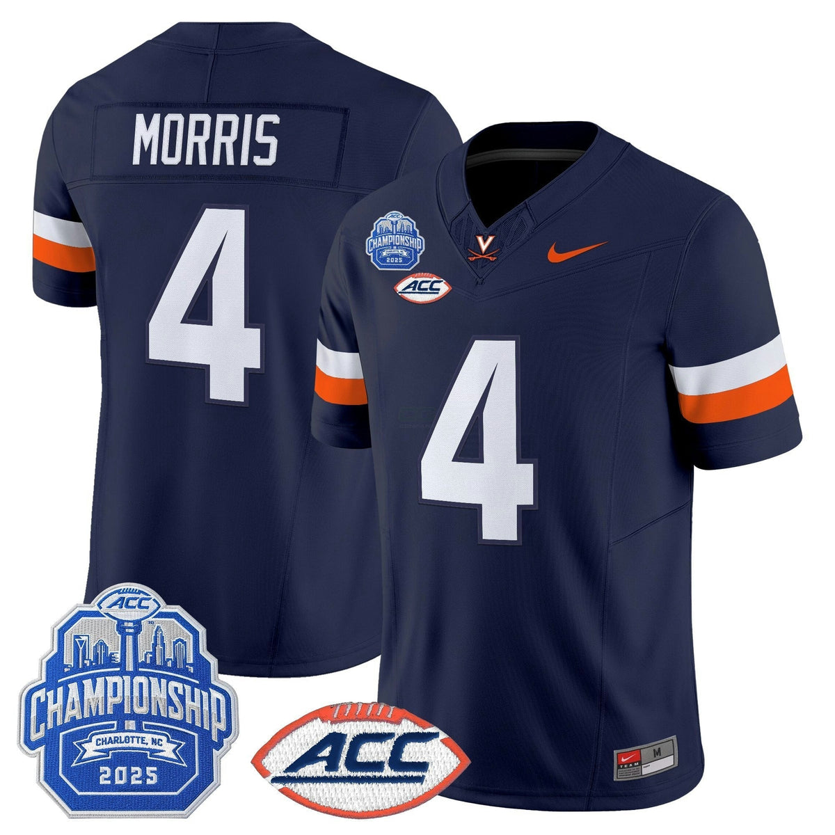 NCAA Virginia Cavaliers 2025 ACC Championship Vapor Limited Jersey