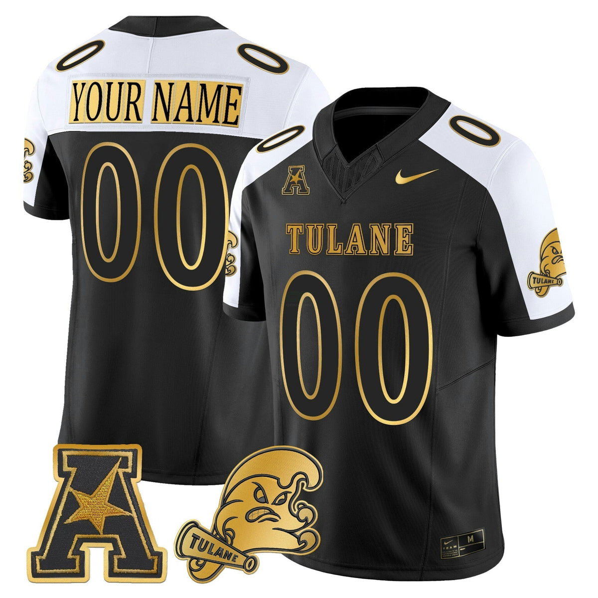 NCAA 2025 'City Edition' Gold Vapor Limited Jersey - Custom
