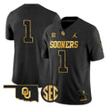 NCAA Oklahoma Sooners 2025 Gold Vapor Limited Jersey