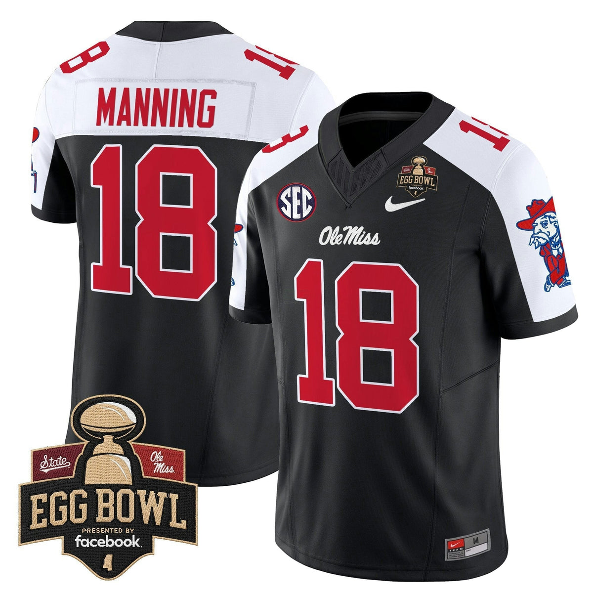 NCAA Ole Miss Rebels 2025 Egg Bowl Vapor Limited Jersey