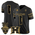 NCAA Hawaii Rainbow Warriors 2025 Hawai'i Bowl Gold Vapor Limited Jersey