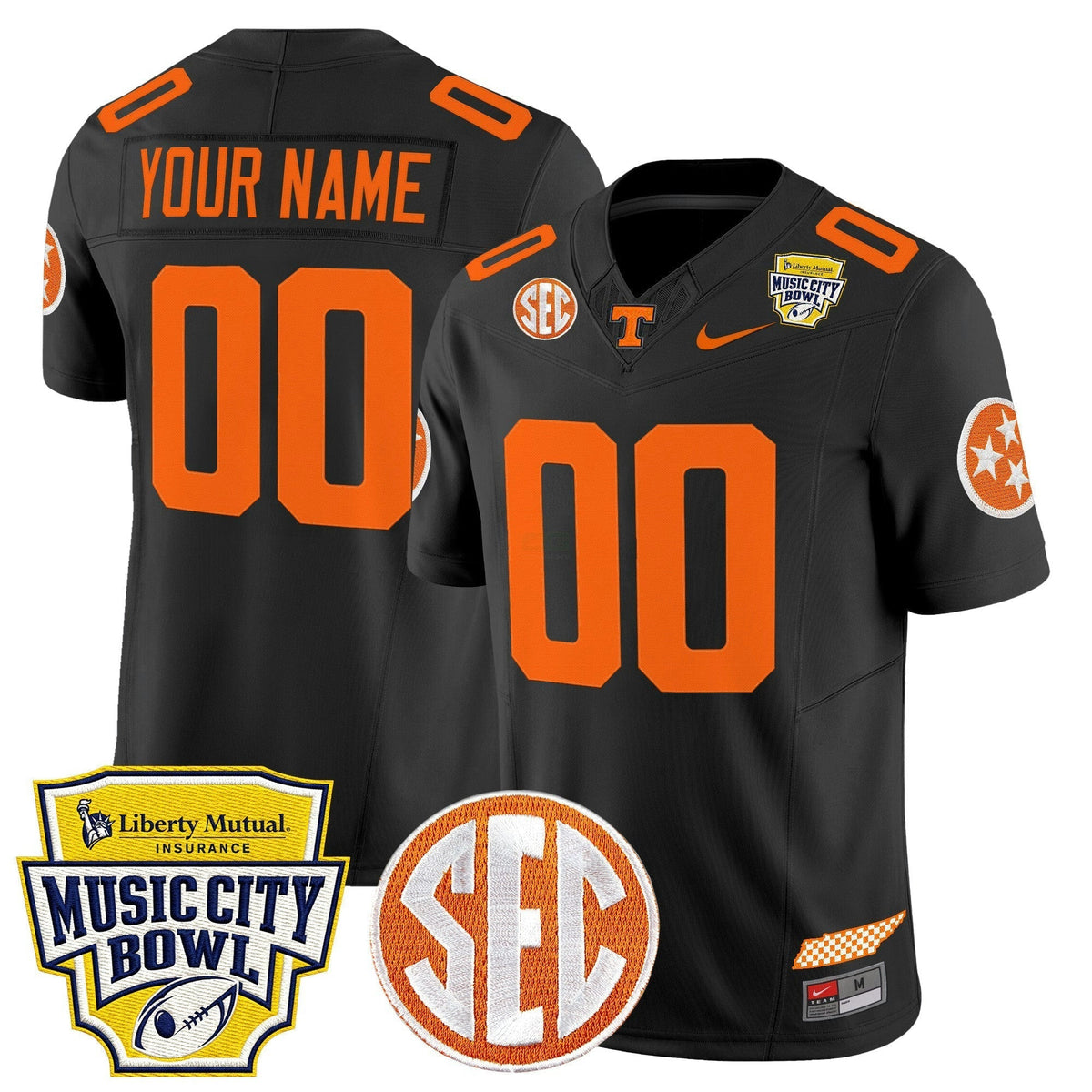 NCAA 2025 Music City Bowl Vapor Limited Jersey N1 - Custom