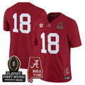 NCAA Alabama Crimson Tide 2025 Playoff First Round Vapor Limited Jersey