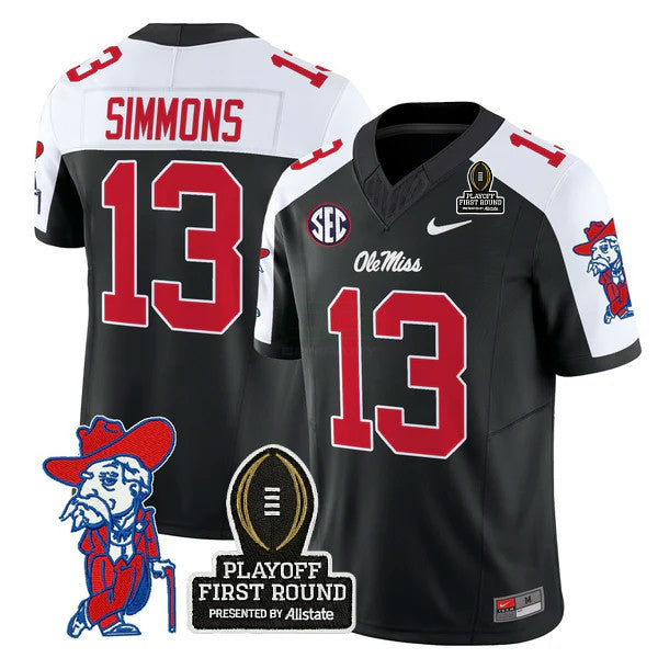 NCAA Ole Miss Rebels 2025 Playoff First Round Vapor Limited Jersey