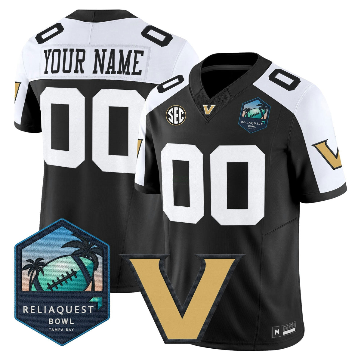NCAA 2025 ReliaQuest Bowl Vapor Limited Jersey - Custom