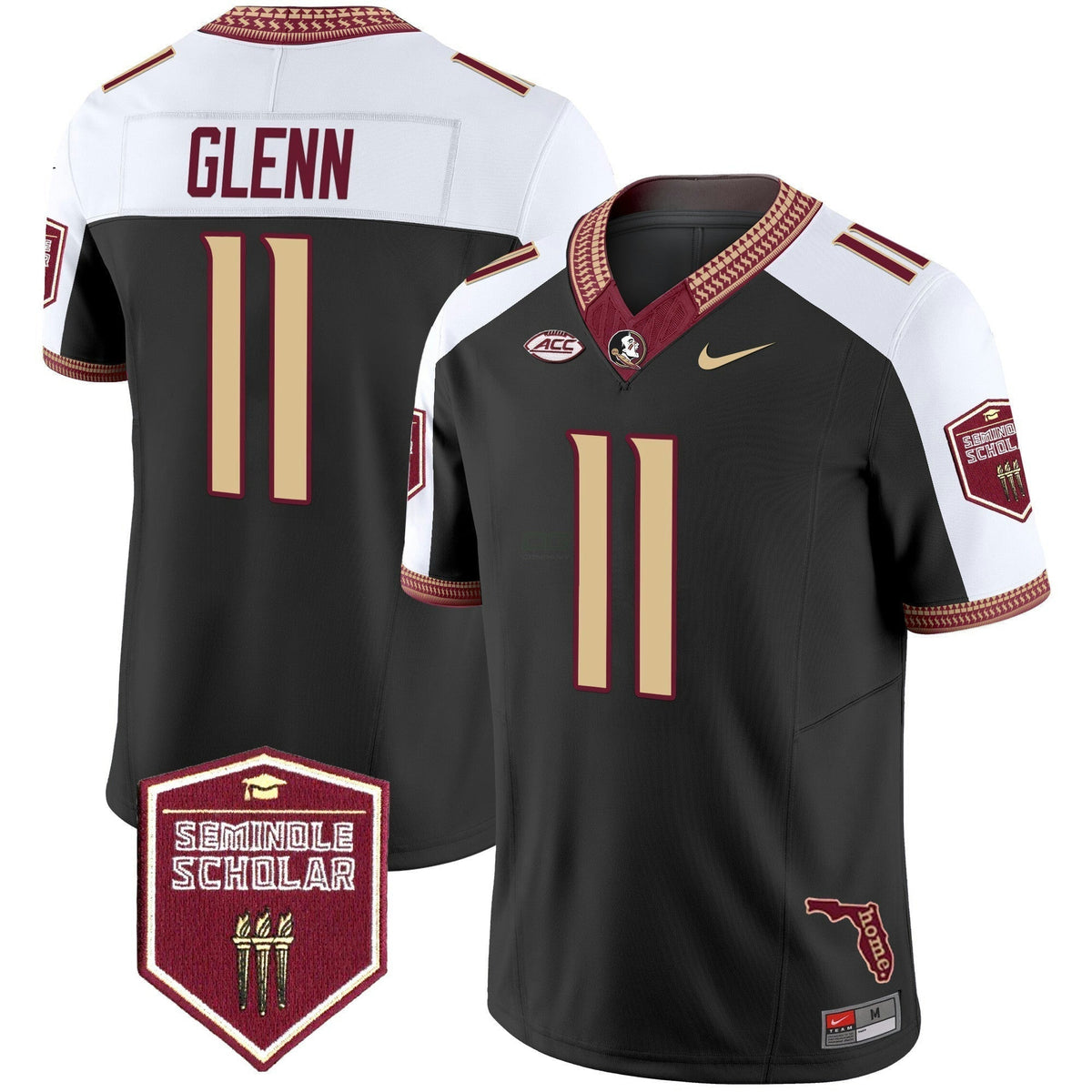 NCAA 2025 Seminole Scholar Patch Vapor Limited Jersey