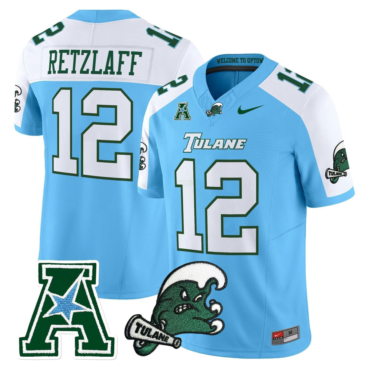NCAA Tulane Green Wave 2025 Vapor Limited Jersey