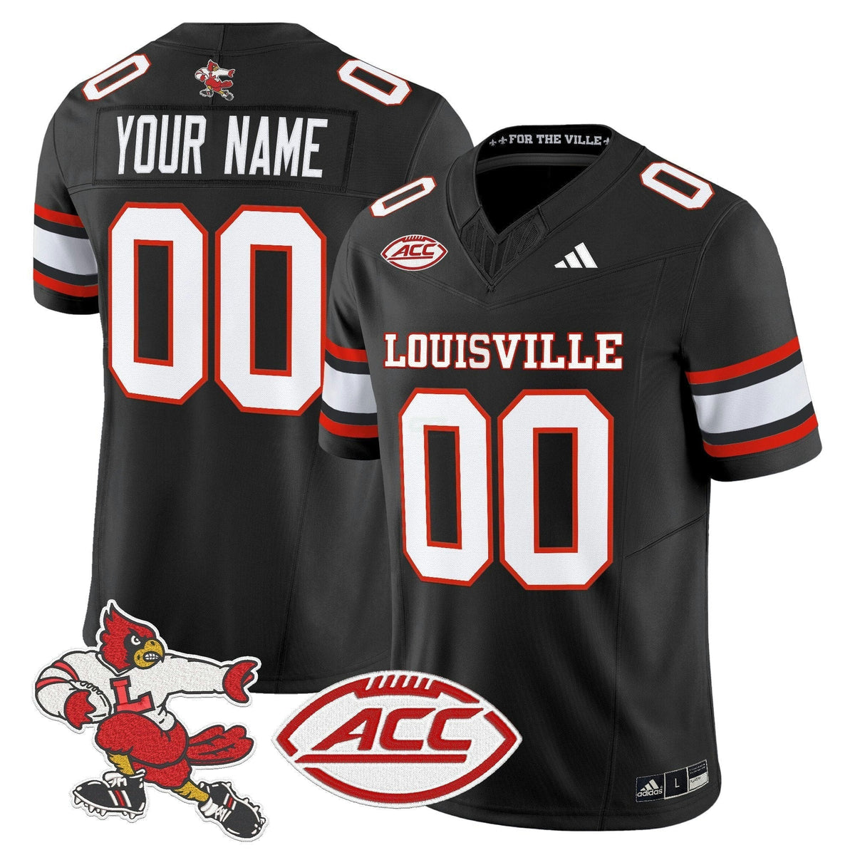 NCAA Louisville Cardinals 2025 Vapor Limited Jersey - Custom