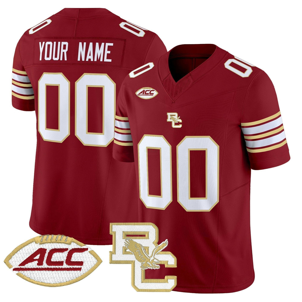 NCAA Boston College Eagles 2025 Vapor Limited Jersey - Custom