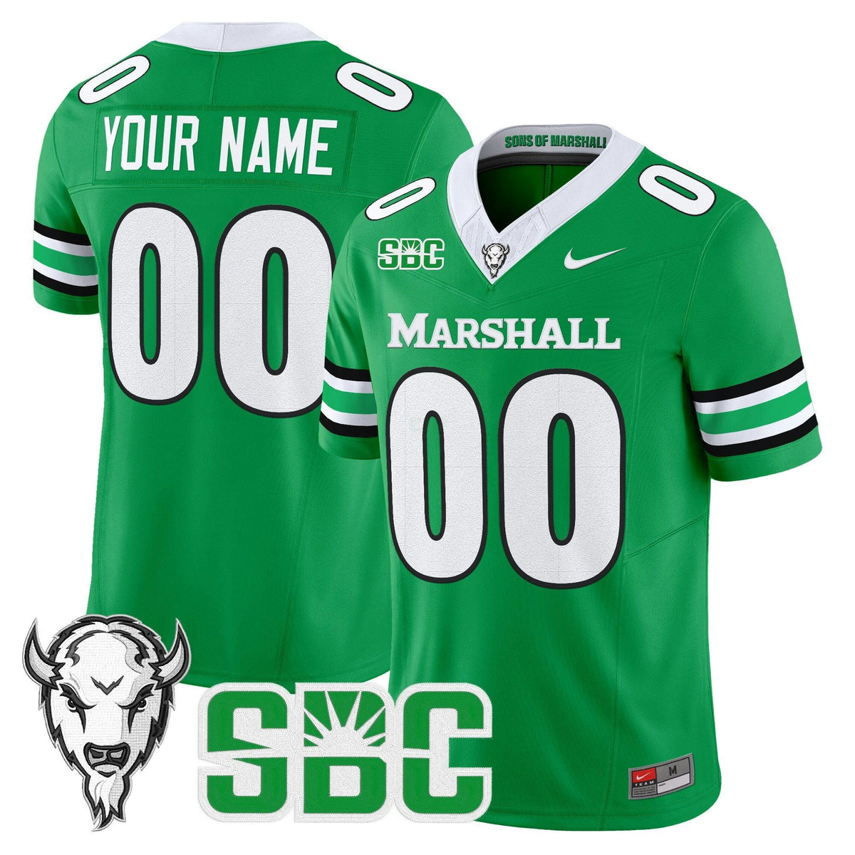 NCAA Marshall Thundering Herd 2025 Vapor Limited Jersey - Custom