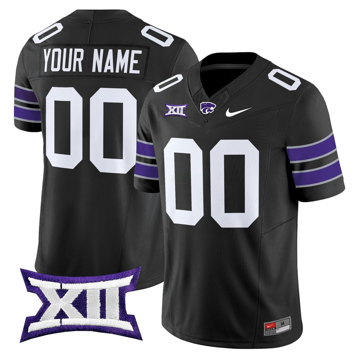 NCAA Kansas State Wildcats 2025 Vapor Limited Jersey - Custom